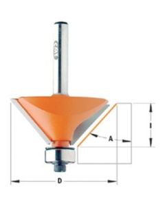 CMT Afschuinfrees 45° 31,7mm met lager